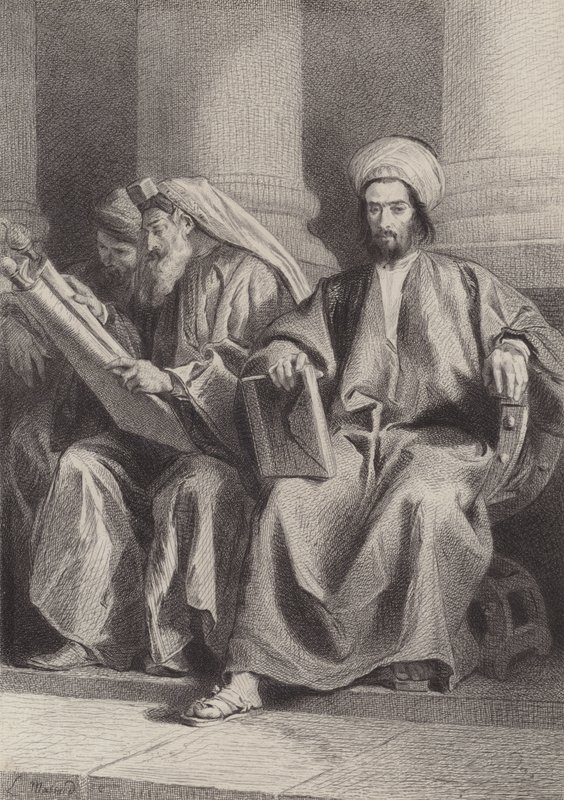 The Scribes and Pharisees by after Albert Robida