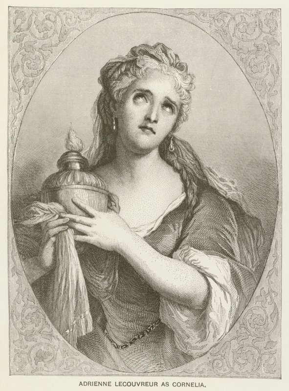 Adrienne Lecouvreur as Cornelia by after Antoine Coypel