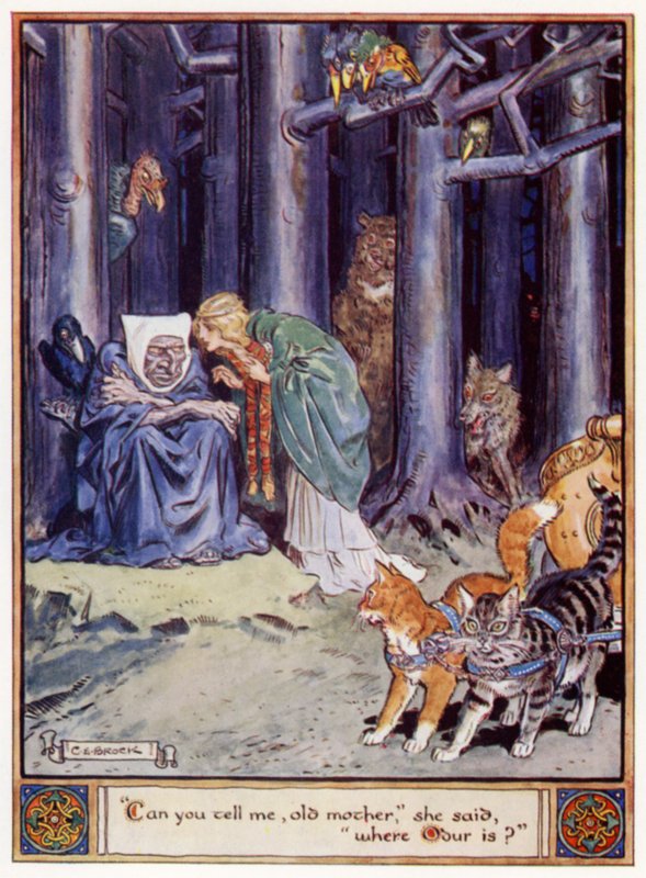Can You Tell Me, Old Mother, She Said, Where Odur Is? by after Charles Edmund Brock