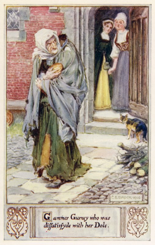 Gammer Gurney who was dissatisfied with her Dole by after Charles Edmund Brock