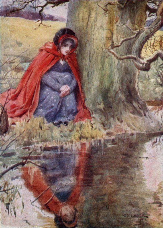 Hetty Sorrel at the Pool by after Charles Edmund Brock