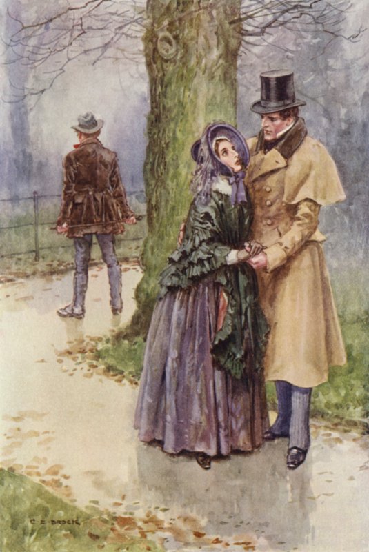 Illustration for Martin Chuzzlewit by after Charles Edmund Brock