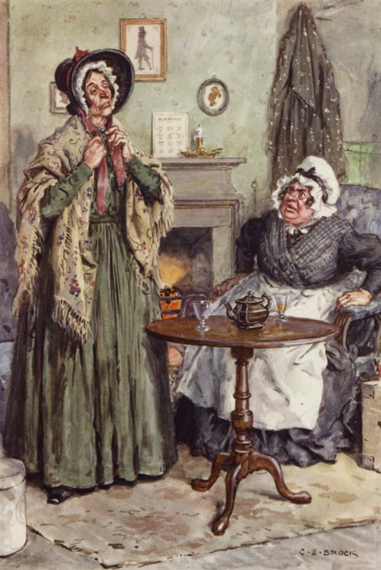 Illustration for Martin Chuzzlewit by after Charles Edmund Brock