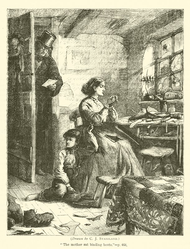 Female Cobbler by after Charles J. Staniland