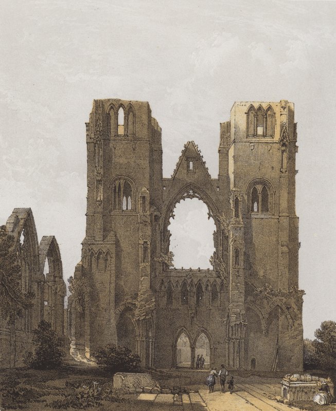Elgin Cathedral by after David Roberts