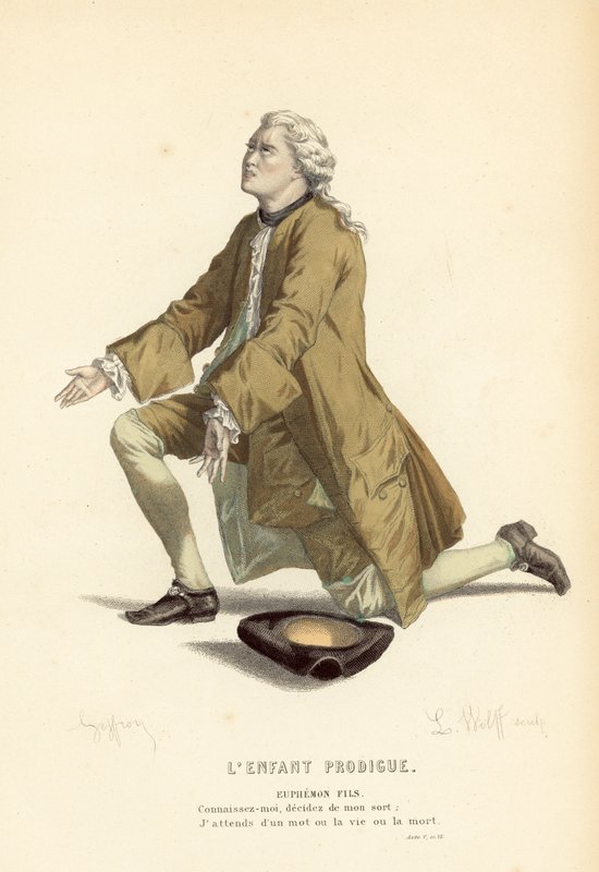 The Prodigal Son, Euphemon Son by after Edmond A.F. Geffroy