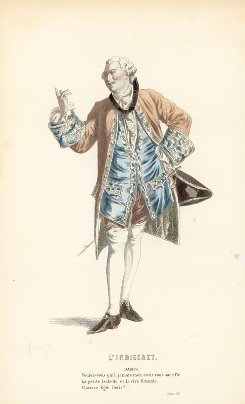 The Indiscreet, Damis by after Edmond A.F. Geffroy