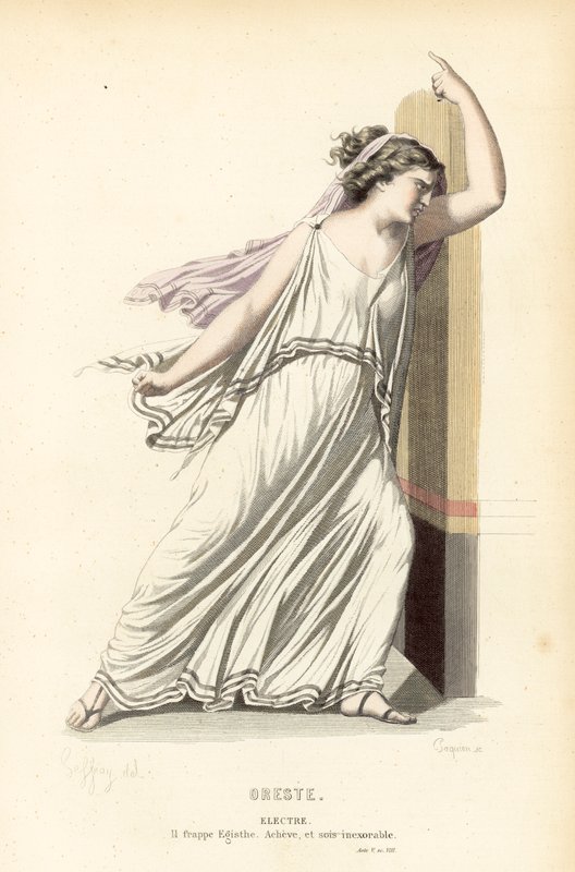 Orestes, Electra by after Edmond A.F. Geffroy