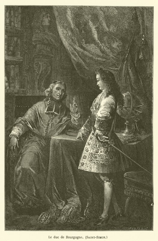 The Duke of Burgundy, Saint-Simon by after Emile Antoine Bayard