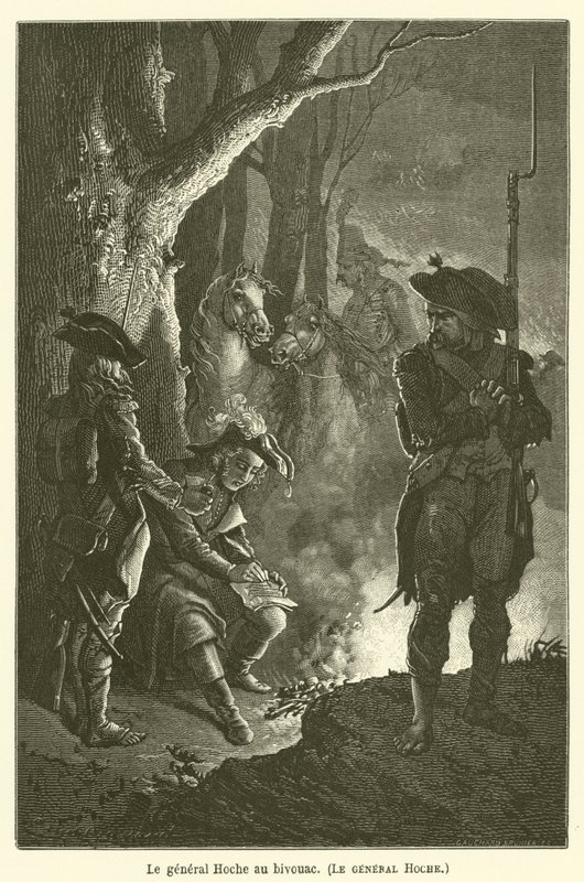General Hoche at the Bivouac, General Hoche by after Emile Antoine Bayard