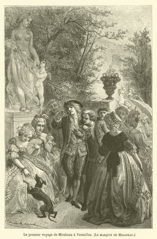 The First Trip of Mirabeau to Versailles, The Marquis de Mirabeau by after Emile Antoine Bayard