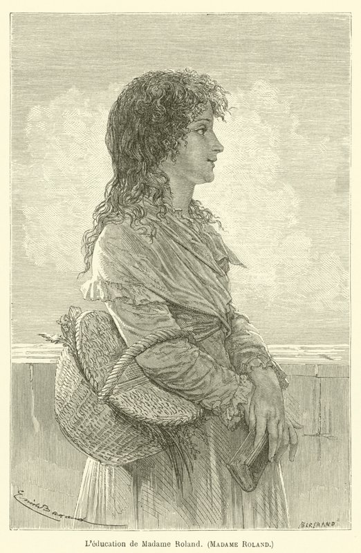 The Education of Madame Roland, Madame Roland by after Emile Antoine Bayard