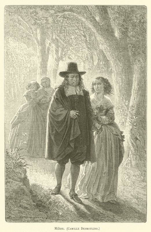 Milton, Camille Desmoulins by after Emile Antoine Bayard