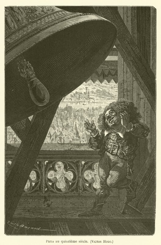 Paris in the Fifteenth Century, Victor Hugo by after Emile Antoine Bayard