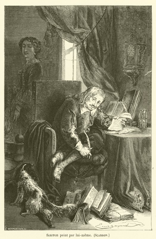 Scarron Painted by Himself, Scarron by after Emile Antoine Bayard