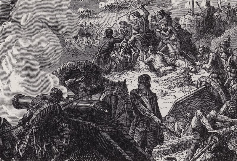 The Battle of Bunker Hill by after Felix Octavius Carr Darley
