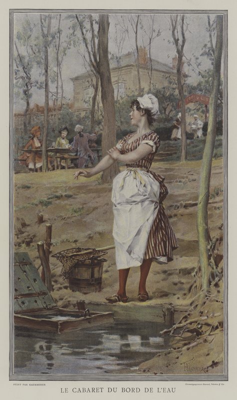 The Riverside Tavern by after Frederik Hendrik Kaemmerer