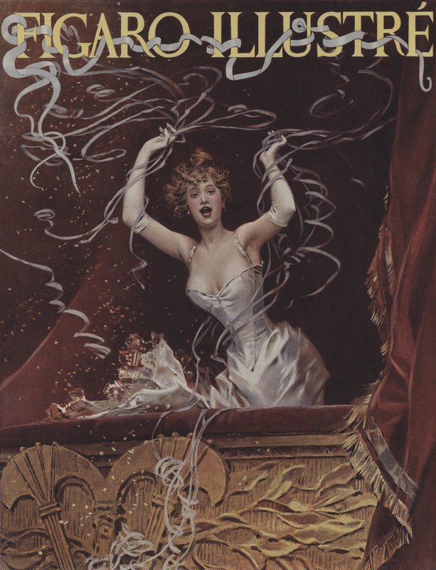 Streamers. Cover of Le Figaro Illustre, March 1894 by after Frederik Hendrik Kaemmerer