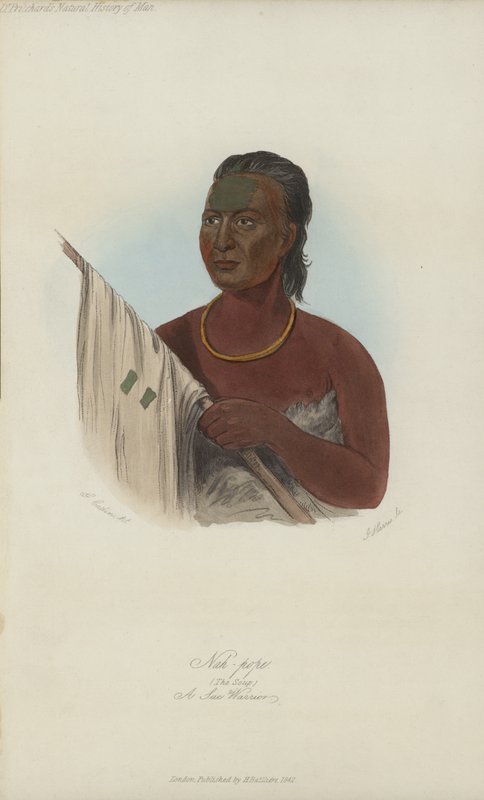 Nah-pope, The Soup, A Sac Warrior by after George Catlin