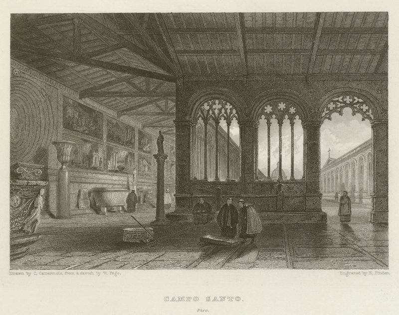 Campo Santo, Pisa by after George Cattermole