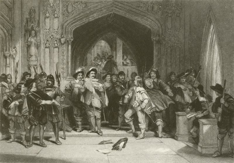 Colonel Pride Excluding the Members Obnoxious to the Army from the House of Commons by after George Cattermole