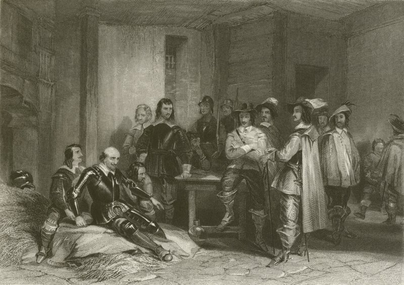 Death of the Earl of Lindsey by after George Cattermole