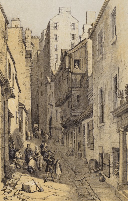 Fleshmarket Close, Edinburgh by after George Cattermole