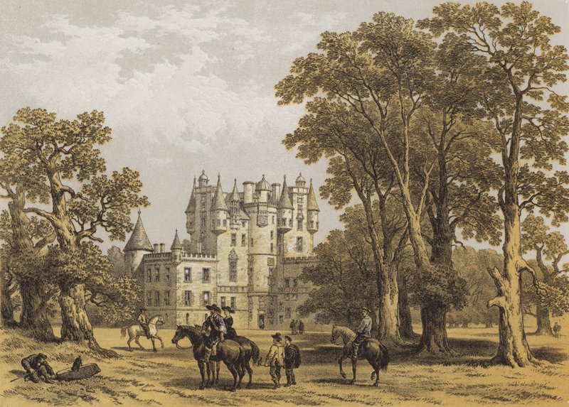 Glammis Castle, Forfarshire by after George Cattermole