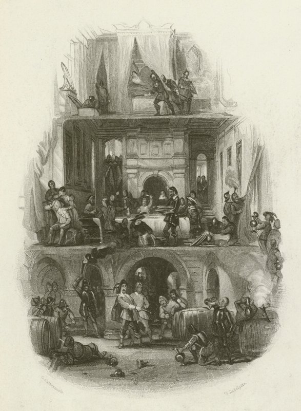 Many Fair Mansions Were Plundered and Despoiled by after George Cattermole