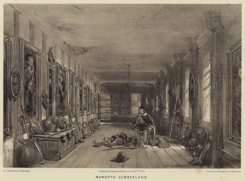 Naworth, Cumberland by after George Cattermole