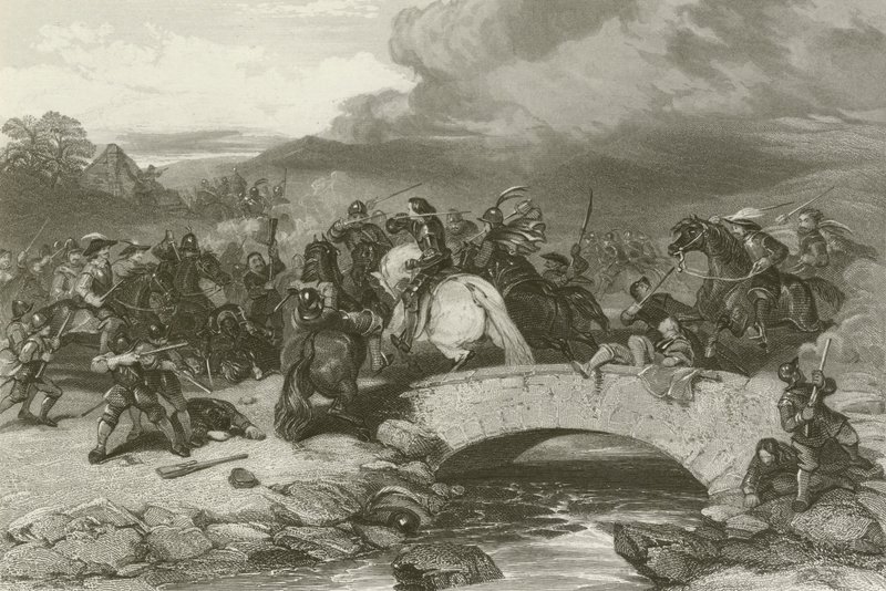 The Retreat of Montrose by after George Cattermole