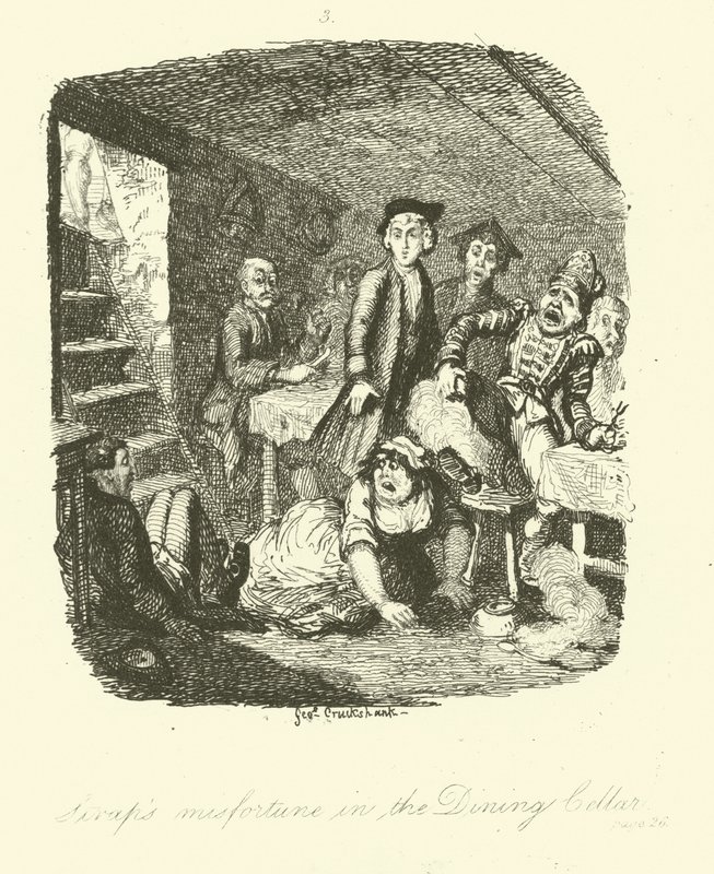 Illustration for Roderick Random by after George Cruikshank