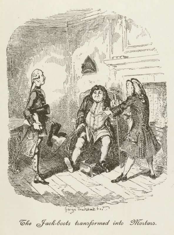 Illustration for Tristram Shandy by after George Cruikshank