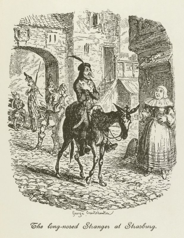Illustration for Tristram Shandy by after George Cruikshank
