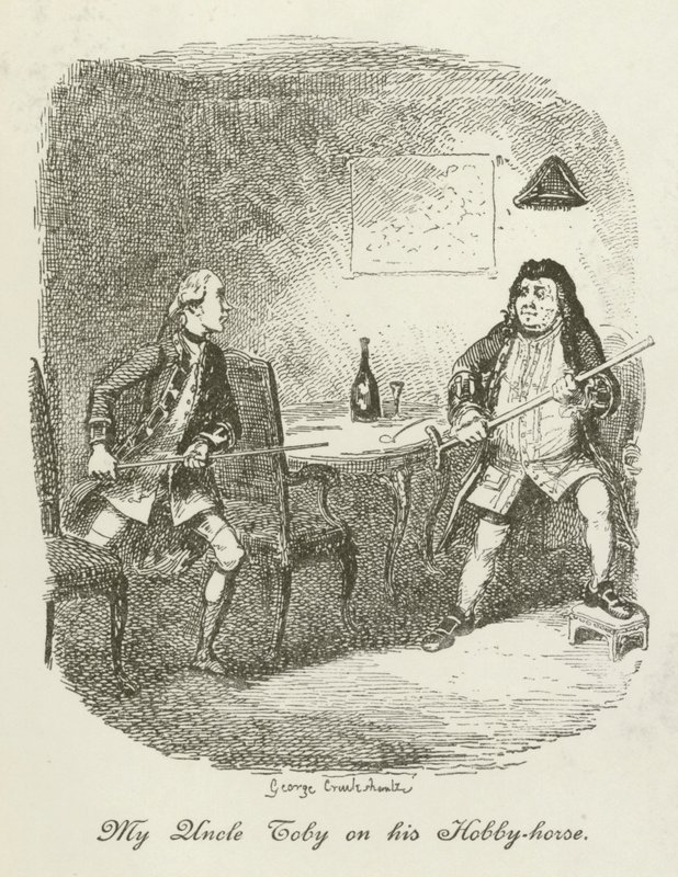 Illustration for Tristram Shandy by after George Cruikshank