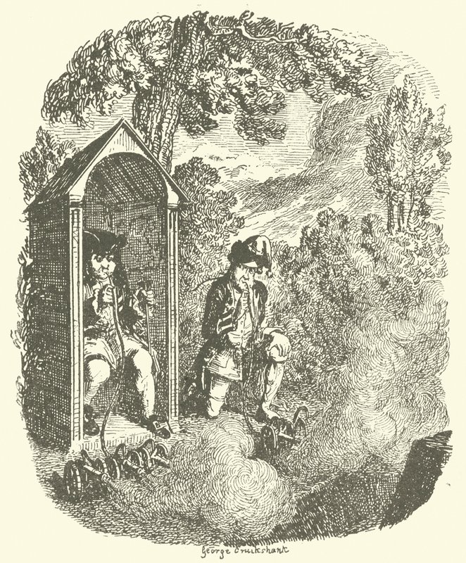 Illustration for Tristram Shandy by after George Cruikshank