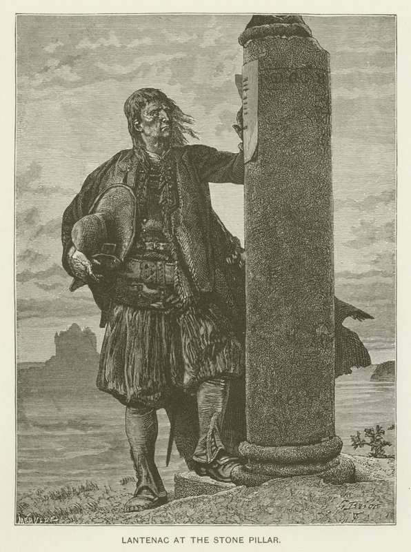 Lantenac at the Stone Pillar by after Gustave Brion