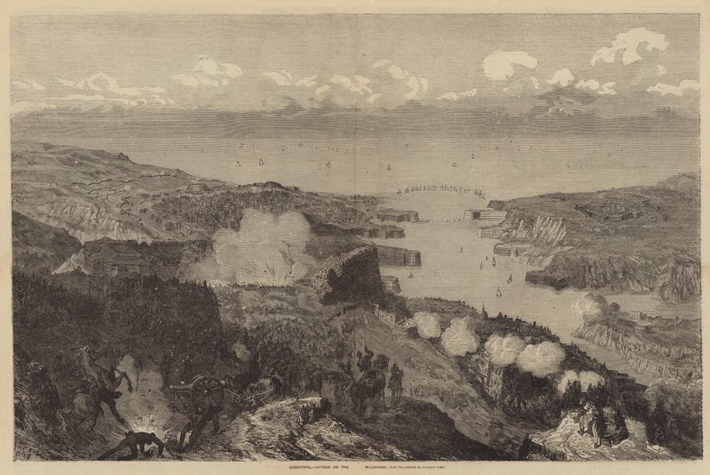Sebastopol, Attack on the Malakhoff, 18 June by Gustave after Dore