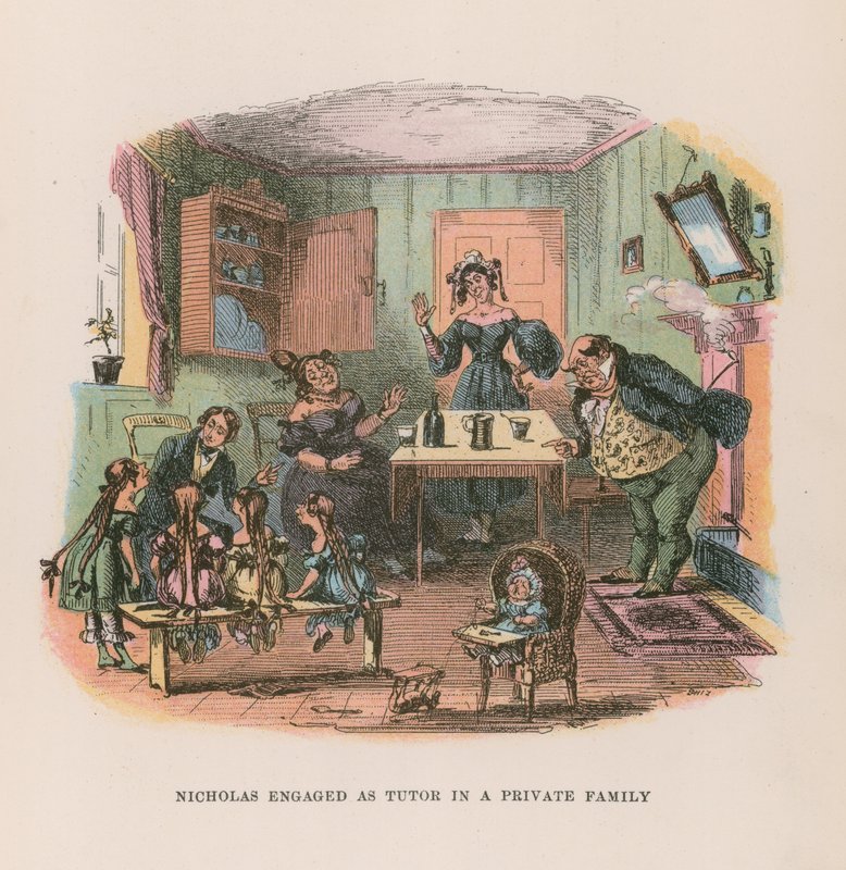 Illustration for Nicholas Nickleby by after Hablot Knight Browne