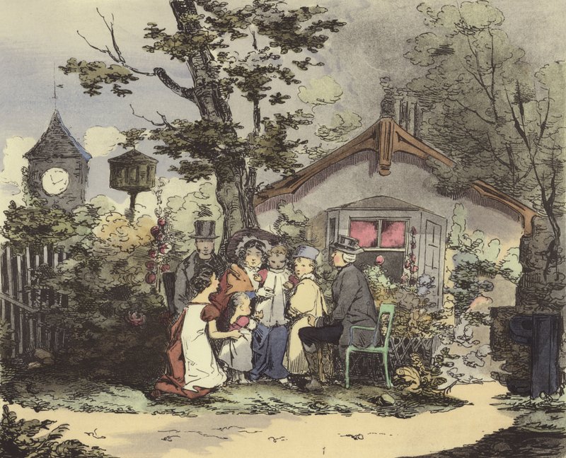 A Minister and His Family by after Henri Bonaventure Monnier