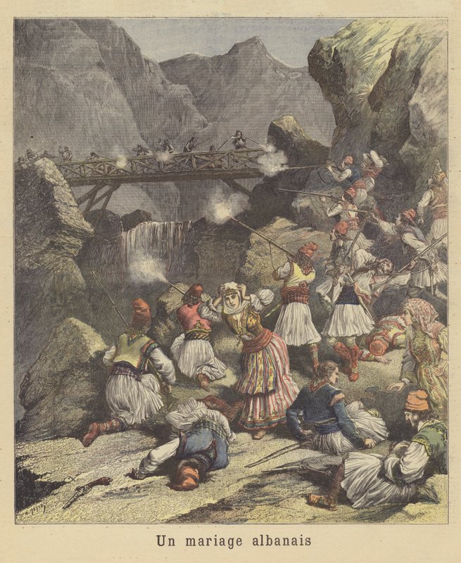 An Albanian Wedding by after Henri Meyer