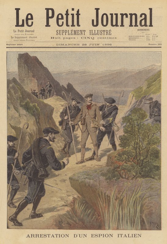 Arrest of an Italian Spy by after Henri Meyer