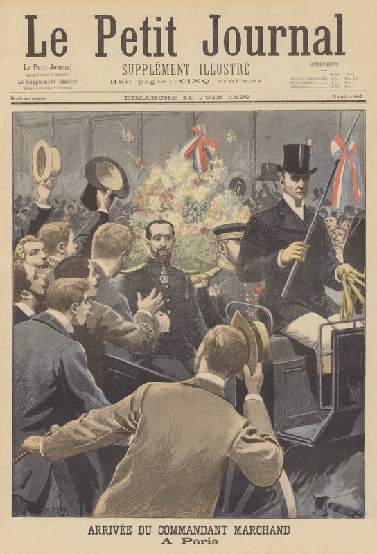 Arrival of Major Marchand in Paris by after Henri Meyer