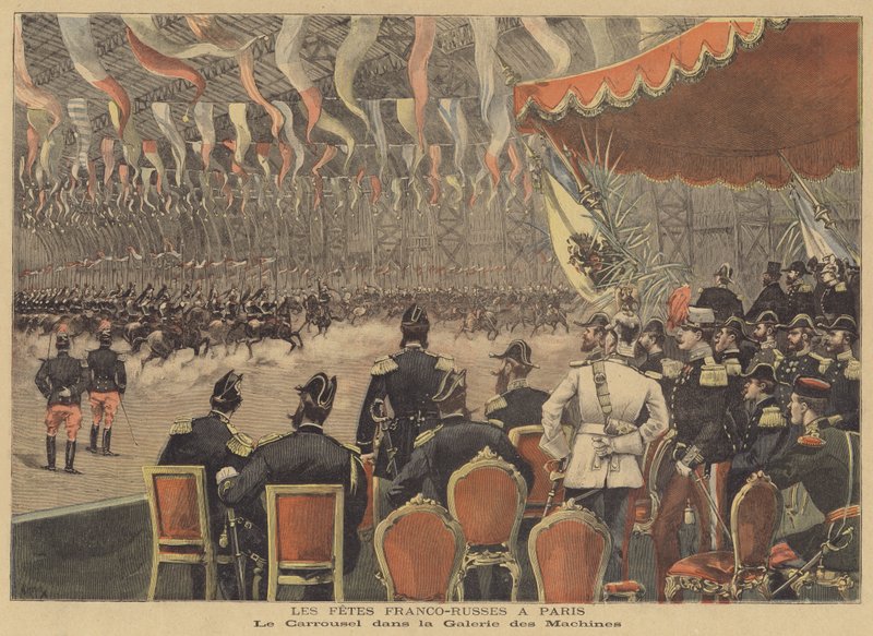 Celebrations in Paris Commemorating the Franco-Russian Alliance by after Henri Meyer