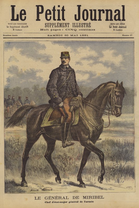 General de Miribel, Chief of the French General Staff by after Henri Meyer