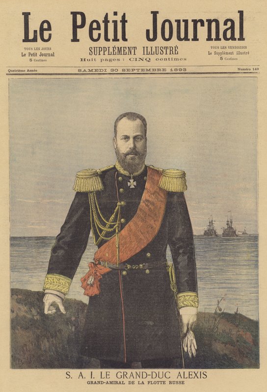Grand Duke Alexei, Grand Admiral of the Russian Fleet by after Henri Meyer