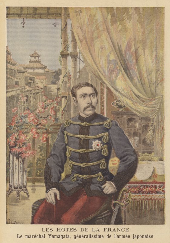 Guests of France: Marshal Yamagata, Generalissimo of the Japanese Army by after Henri Meyer