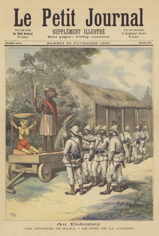 In Dahomey: The Fetishes of Cana - The God of War by after Henri Meyer