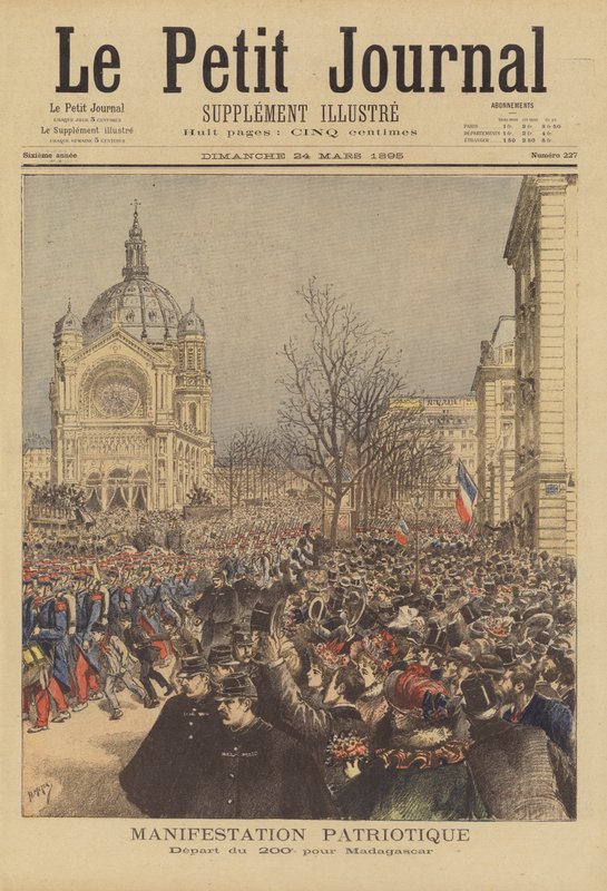 Patriotic Demonstration by after Henri Meyer