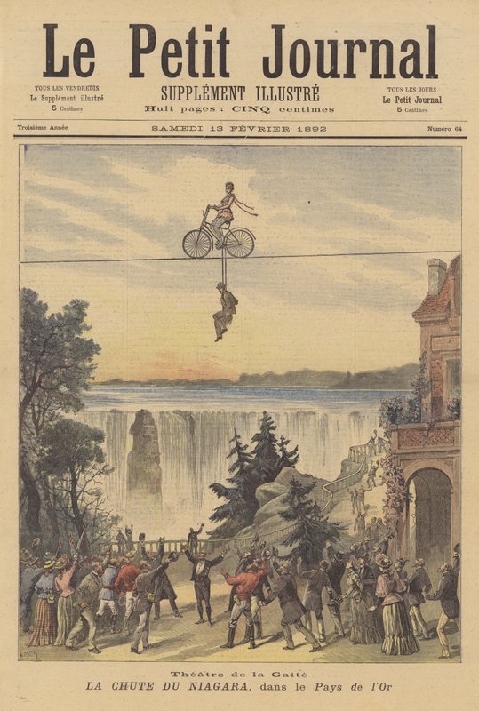 Recreation of Niagara Falls in a Performance of Le Pays d